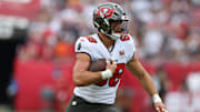 Tampa Bay Buccaneers tight end Cade Otton.