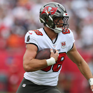 Tampa Bay Buccaneers tight end Cade Otton.