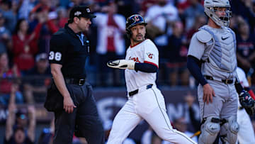 Cleveland Guardians left fielder Steven Kwan could be a popular trade target this offseason.