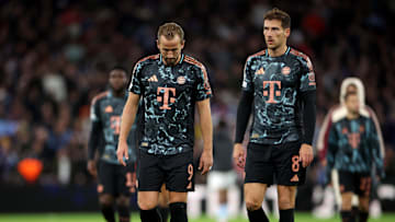 Dejected Harry Kane and Leon Goretzka after Aston Villa clinched 1-0 win against Bayern Munich on matchday two of the Champions League.