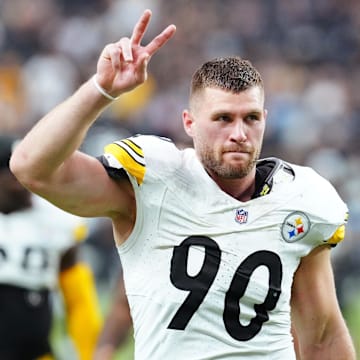 Pittsburgh Steelers linebacker T.J. Watt on Oct 13, 2024.