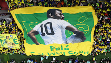 Uno striscione per Pelé