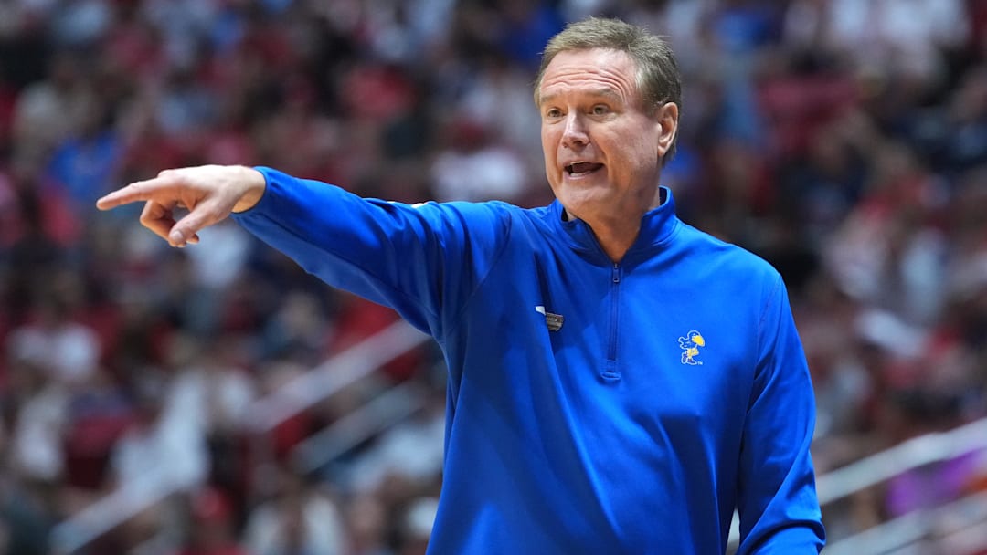 Kansas Jayhawks head coach Bill Self Kansas Jayhawks head coach Bill Self