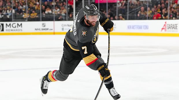 Vegas Golden Knights defenseman Alex Pietrangelo