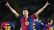 Robert Lewandowski marcó dos goles en el partido del FC Barcelona vs. Brest, por la Champions League 