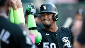 Lenyn Sosa - Chicago White Sox v Los Angeles Angels