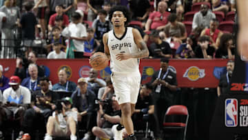 San Antonio Spurs rookie Dylan Harper will sit out the remainder of summer league action.