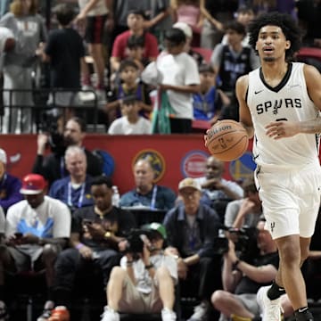 San Antonio Spurs rookie Dylan Harper will sit out the remainder of summer league action.