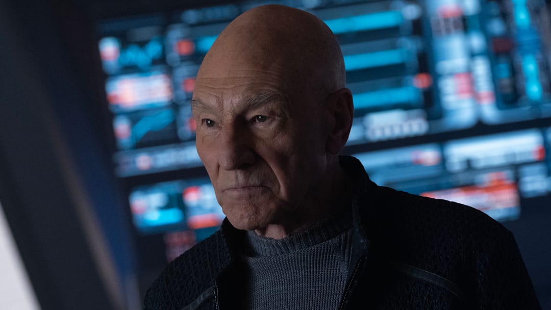 Patrick Stewart as Picard in "Dominion" Episode 307, Star Trek: Picard on Paramount+. Photo Credit: Trae Patton/Paramount+. ©2021 Viacom, International Inc. All Rights Reserved. Patrick Stewart as Picard in "Dominion" Episode 307, Star Trek: Picard on Paramount+. Photo Credit: Trae Patton/Paramount+. ©2021 Viacom, International Inc. All Rights Reserved.