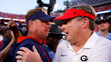 Hugh Freeze, Kirby Smart, Auburn Tigers, Georgia Bulldogs