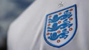 The England International Badge on their Home Shirt