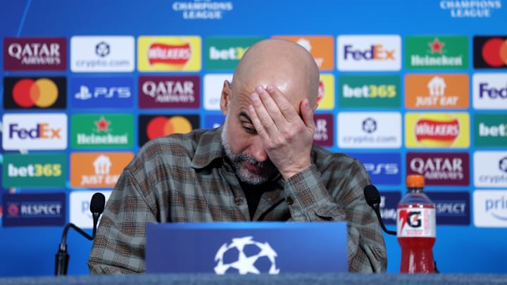 Pep Guardiola, l'entraîneur de Manchester City