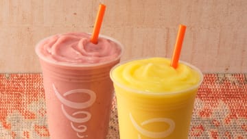 Jamba Mango-A-Go-Go and Strawberry Whirl Smoothie - credit: Jamba