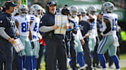 Dallas Cowboys head coach Mike McCarthy on the sidelines against the Philadelphia Eagles.