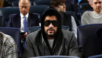 Bad Bunny at a Yankees game