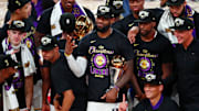 LeBron James and the Lakers won the 2020 NBA title. 