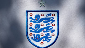 The England International Badge on their Home Shirt