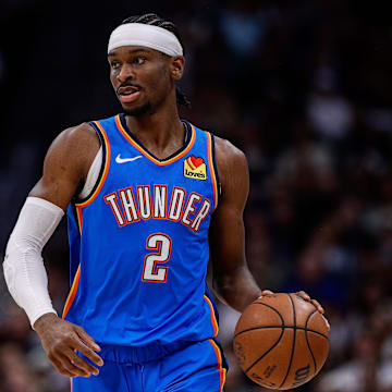 Oklahoma City Thunder guard Shai Gilgeous-Alexander on May 15, 2025.