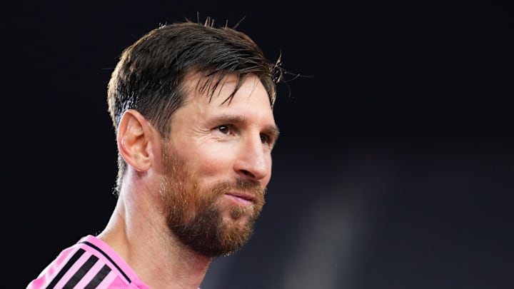 Lionel Messi lors de Inter Miami - Atlanta United. Lionel Messi lors de Inter Miami - Atlanta United.