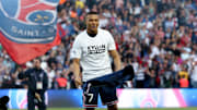 Kylian Mbappé sous les couleurs du Paris Saint-Germain.