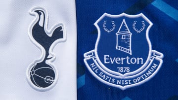 The Tottenham Hotspur and Everton Club Badges