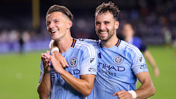 Hannes Wolf and Kevin O'Toole of NYCFC