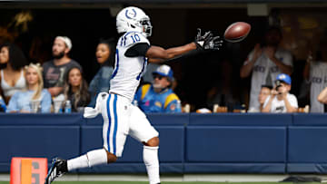 Adonai Mitchell of the Indianapolis Colts