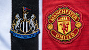 Manchester United and Newcastle United Club Crests