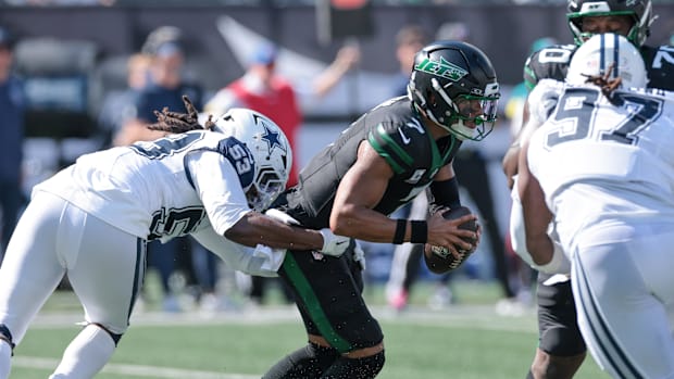 New York Jets quarterback Justin Field