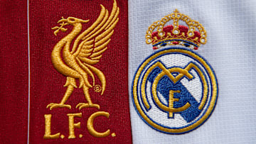 The Liverpool FC and Real Madrid Club Badges