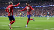 Morata e Griezmann podem ajudar o Atleti a continuar na liderança do Grupo E pelo saldo de gols; a equipe está empatada em pontos com a Lazio
