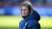 Chelsea manager Sonia Bompastor