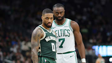 Boston Celtics, Milwaukee Bucks, Damian Lillard, Jrue Holiday