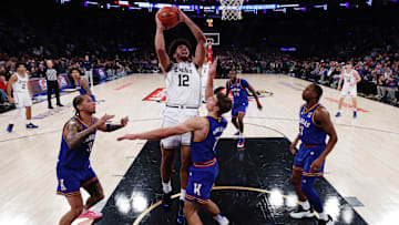 Tre White, Kohl Rosario, Cameron Boozer, 2025 State Farm Champions Classic