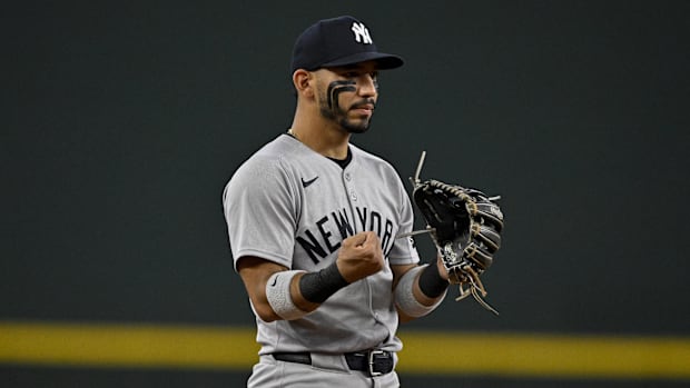 New York Yankees third baseman Jose Caballero