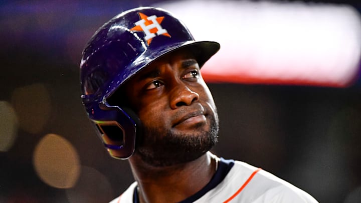 Houston Astros designated hitter Yordan Alvarez