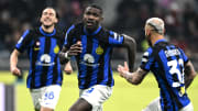 Inter were victorious in the Milan derby