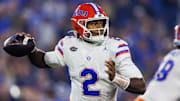 Florida Gators quarterback DJ Lagway was benched at halftime in the loss to Kentucky.