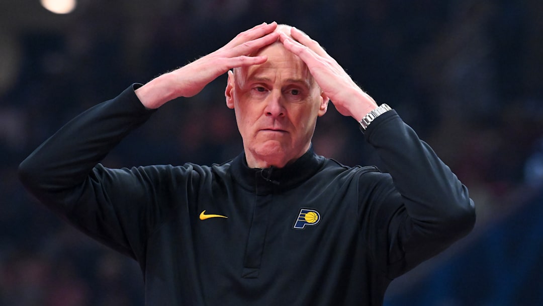Indiana Pacers head coach Rick Carlisle during a game against the Cleveland Cavaliers.