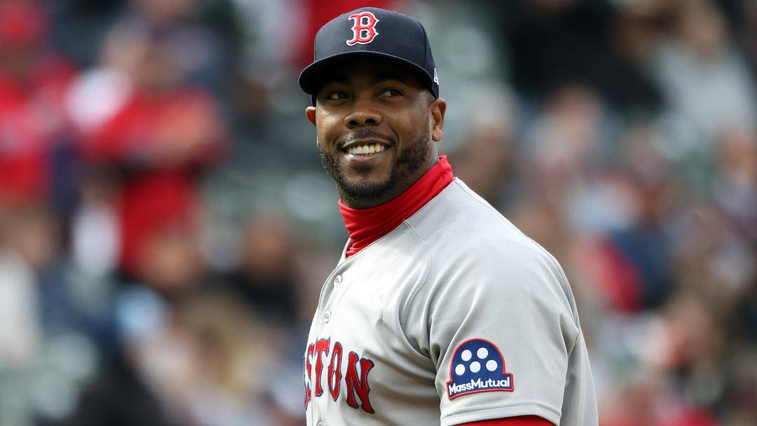 Apr 26, 2026; Baltimore, Maryland, USA; Boston Red Sox pitcher Aroldis Chapman (44) looks on after a game against the Baltimore Orioles at Oriole Park at Camden Yards. Mandatory Credit: Daniel Kucin Jr.-Imagn Images Apr 26, 2026; Baltimore, Maryland, USA; Boston Red Sox pitcher Aroldis Chapman (44) looks on after a game against the Baltimore Orioles at Oriole Park at Camden Yards. Mandatory Credit: Daniel Kucin Jr.-Imagn Images