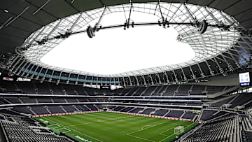 Tottenham Hotspur Stadium ahead of the game against Everton 