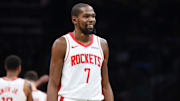 The Houston Rockets and forward Kevin Durant are double-digit favorites on Monday.