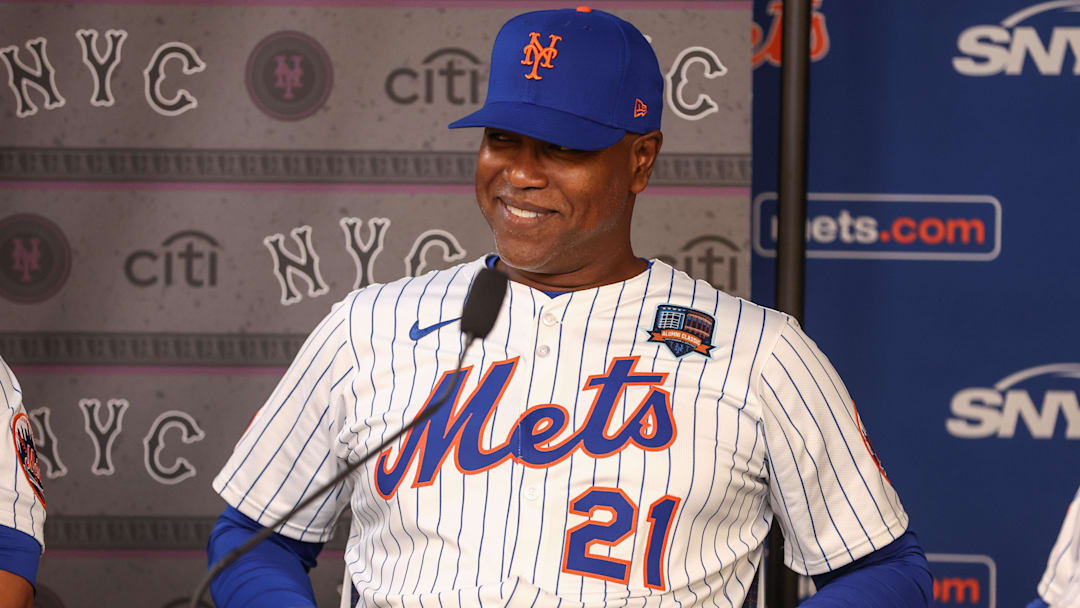 Sep 13, 2025; New York City, New York, USA;  Former New York Mets first baseman Carlos Delgado at Citi Field. Mandatory Credit: Wendell Cruz-Imagn Images