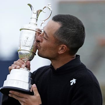 Last year's British Open champion, Xander Schauffele, doesn't have any of his trophies at his house. 