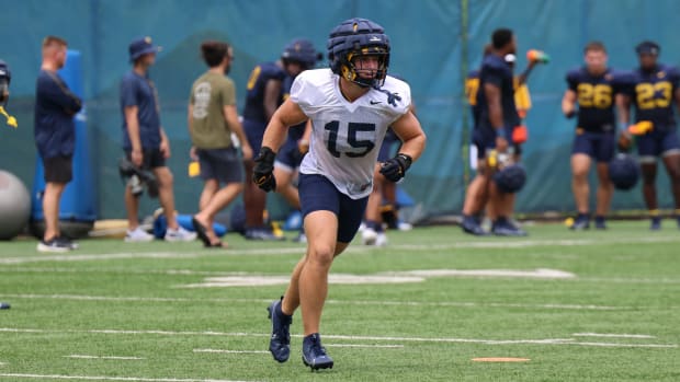 West Virginia University linebacker Ben Cutter.