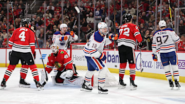 Edmonton Oilers v Chicago Blackhawks