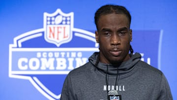 Mar 2, 2023; Indianapolis, IN, USA; Georgia defensive back Kelee Ringo (DB27). 