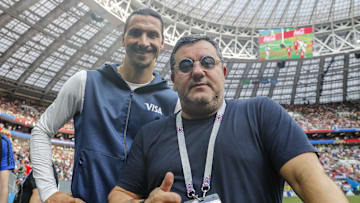 Zlatan Ibrahimovic e Mino Raiola