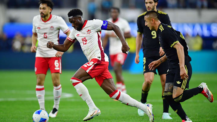 Alphonso Davies' free kick was the only shot on target Canada had against Mexico in their Concacaf Nations League Semifinal Alphonso Davies' free kick was the only shot on target Canada had against Mexico in their Concacaf Nations League Semifinal