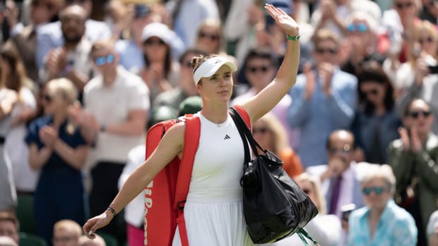 Svitolina fell to Rybakina in straight sets in the quarterfinals of Wimbledon. 